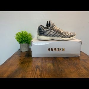 Adidas Harden Vol.1 Lifestyle White/Black Size 10